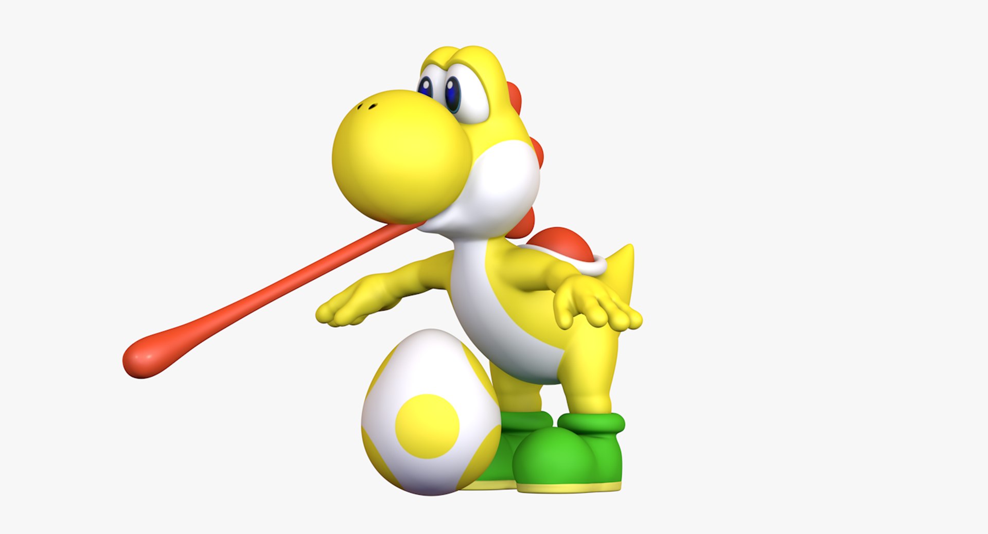 3D Classic Yellow Yoshi Super Mario - TurboSquid 1416657