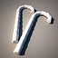 candy cane 3d model