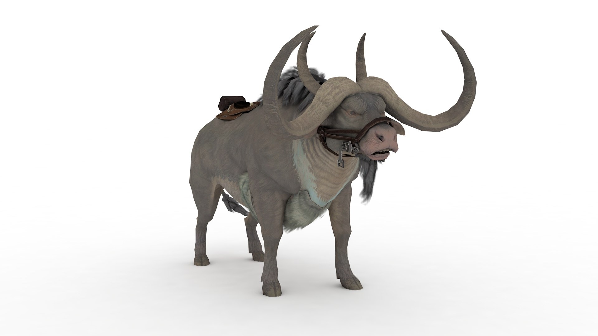 Buffalo Rigged And Animated 3D Model - TurboSquid 2373697