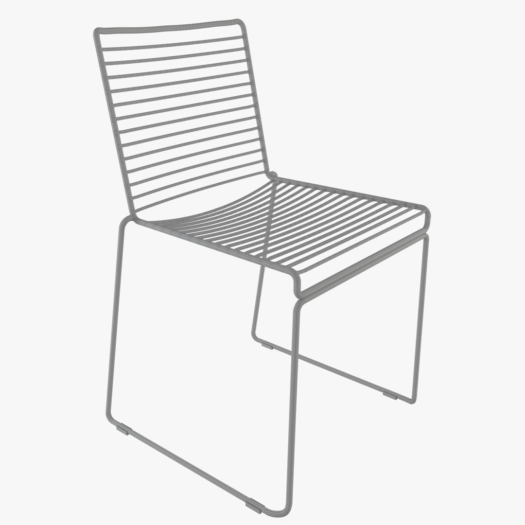 chair metal hee 3d model