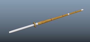 3D shinai sword