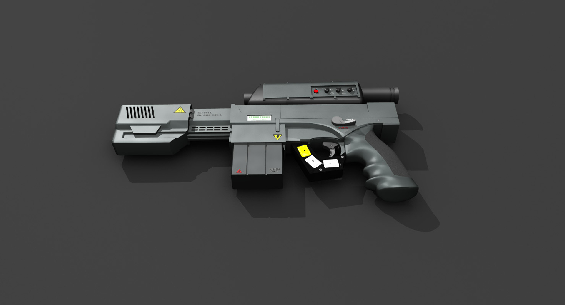 sci fi laser pistol