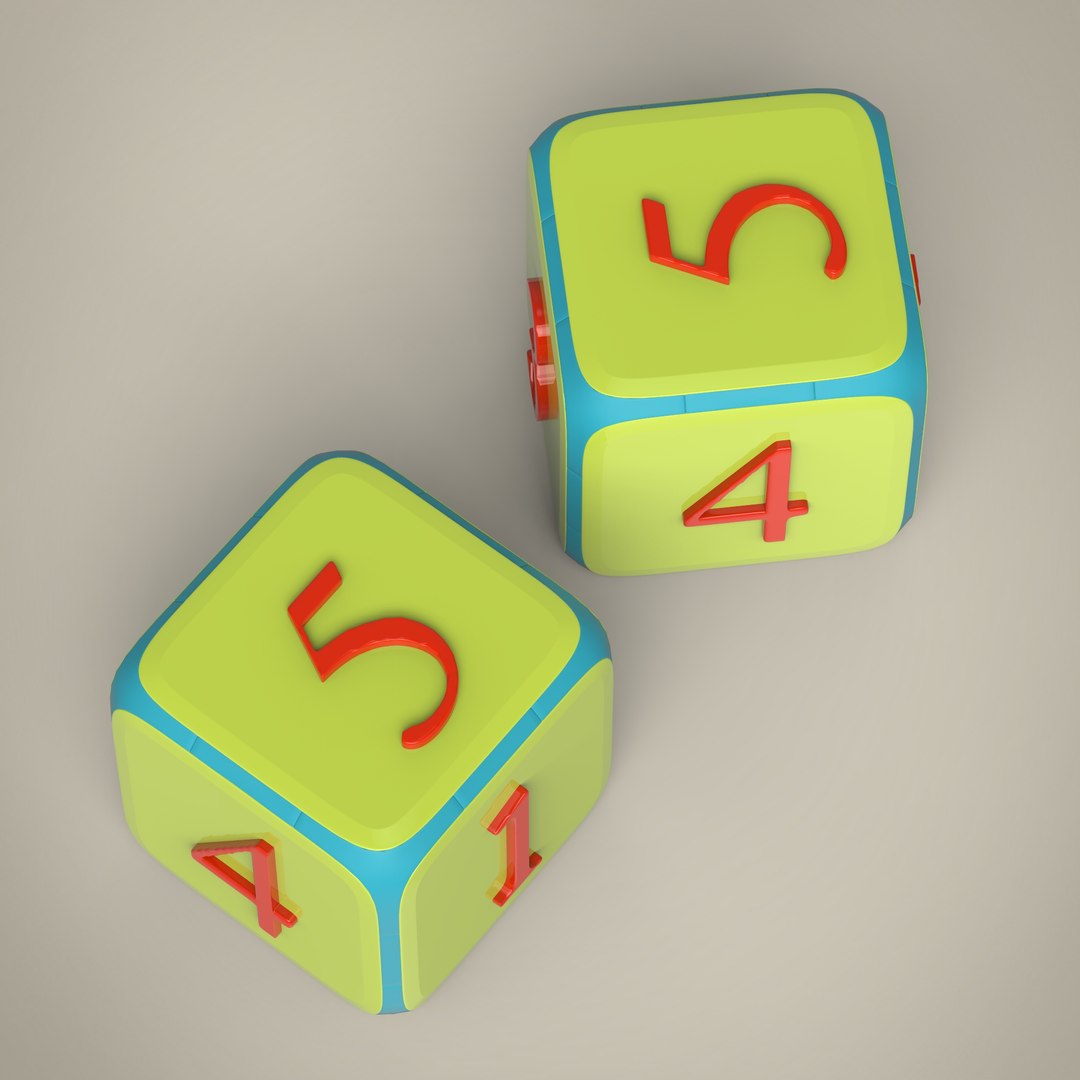 Dice model https://p.turbosquid.com/ts-thumb/u5/WyYrAU/oX/4/jpg/1632204839/1920x1080/fit_q87/62474fe048fe70fccbcb114d727afc00fcb1ff06/4.jpg