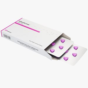Packaged Medicine 3D model