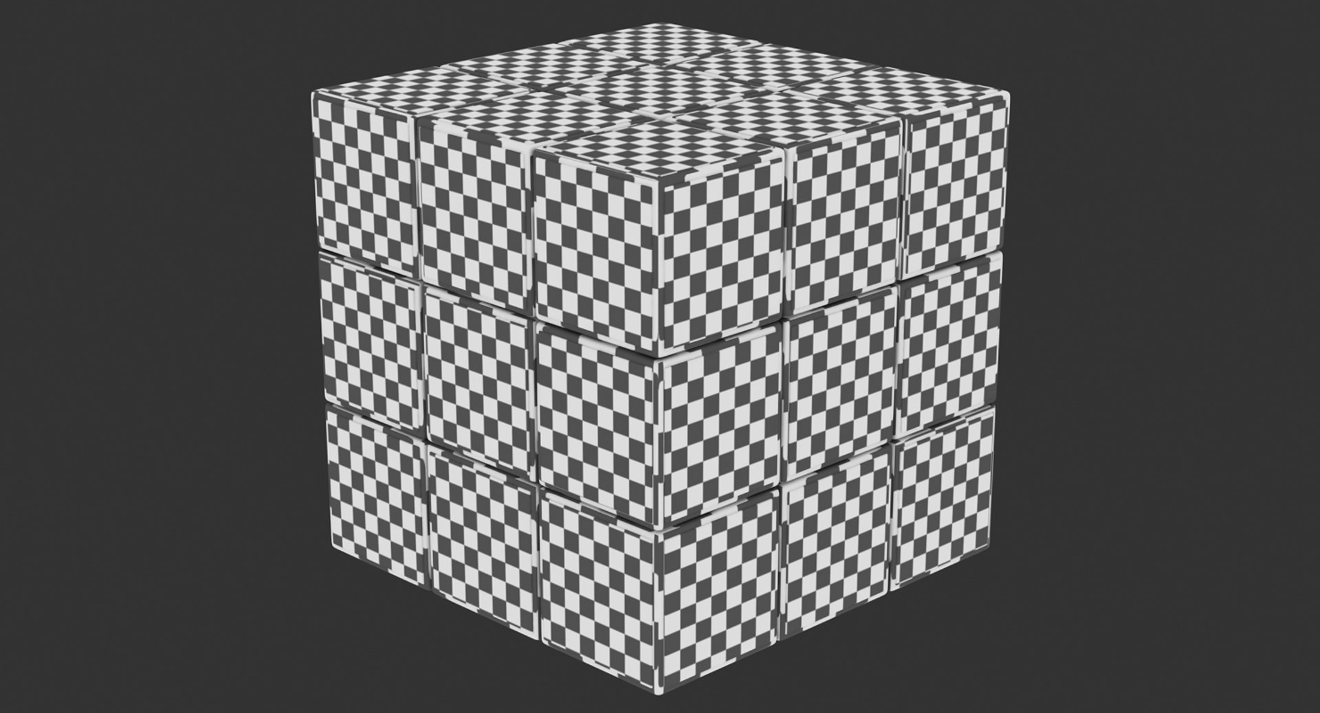 Rubiks Cube 3d Fbx