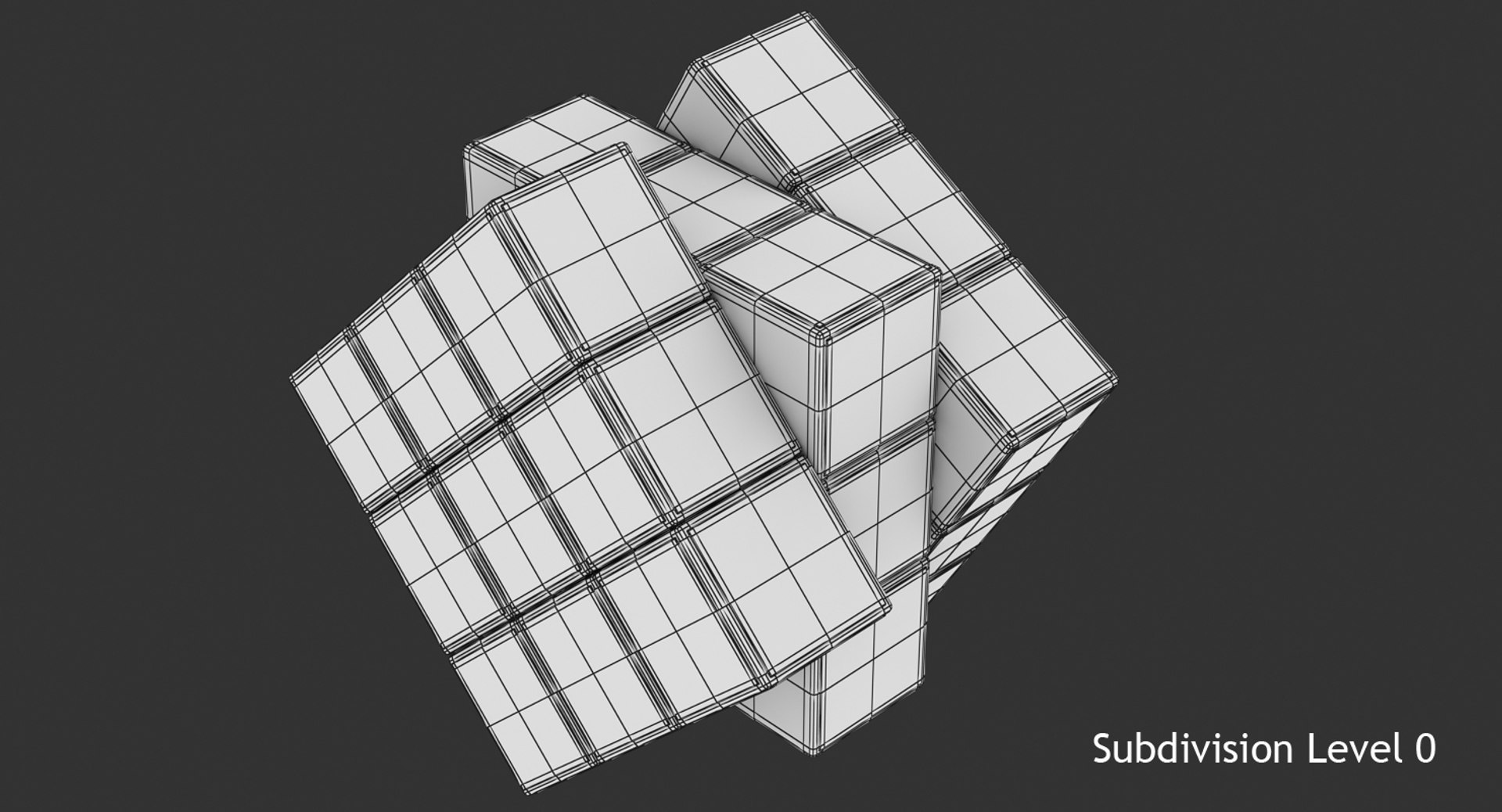 Rubiks Cube 3d Fbx