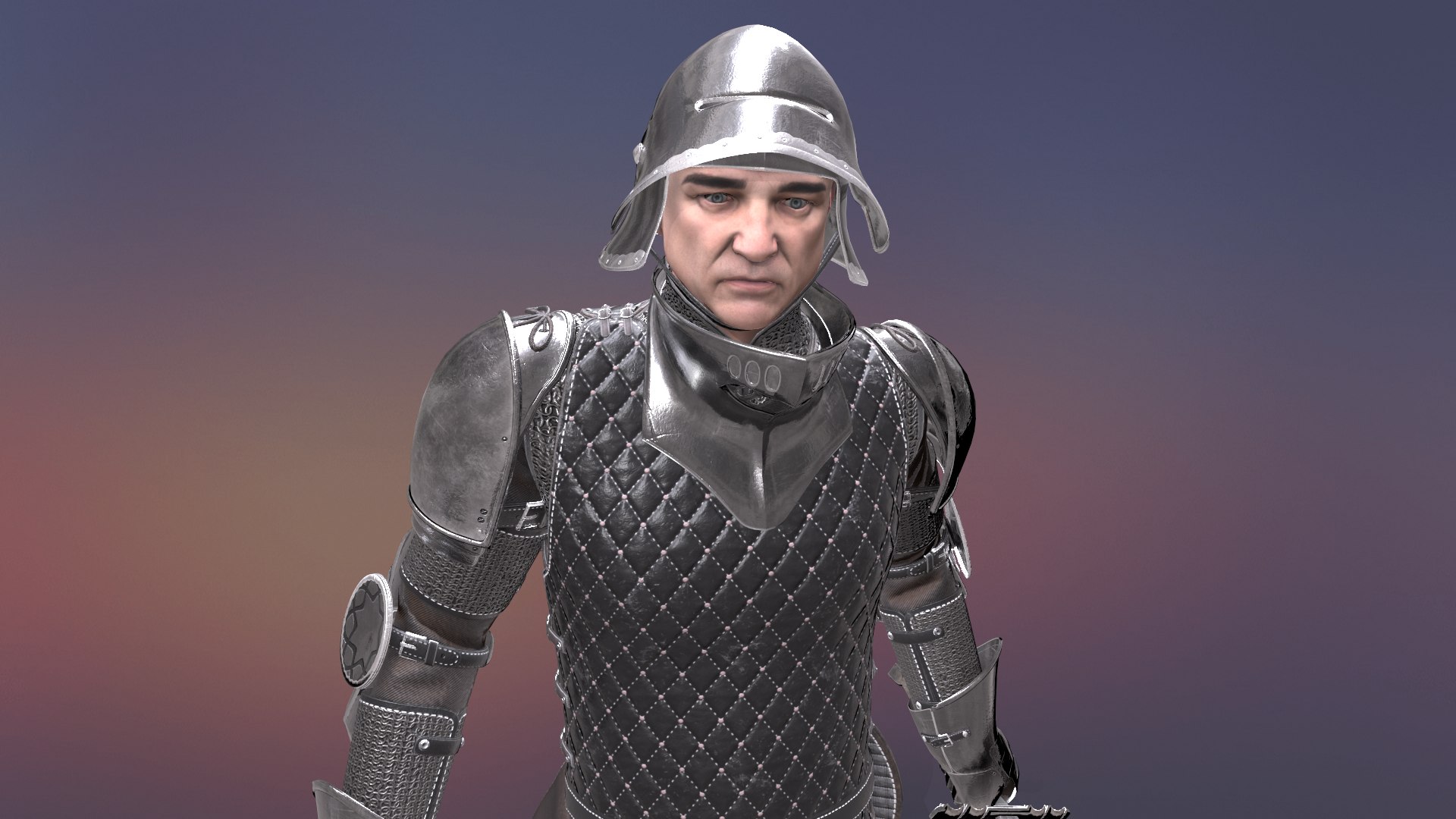 Knight Male Character 3D Model - TurboSquid 1666574
