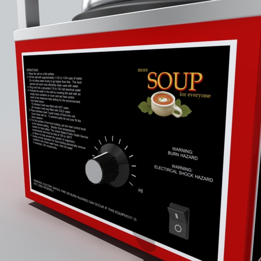 Avantco Soup Kettle Warmer 3D model