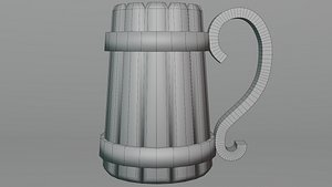 3D Viking Mug model