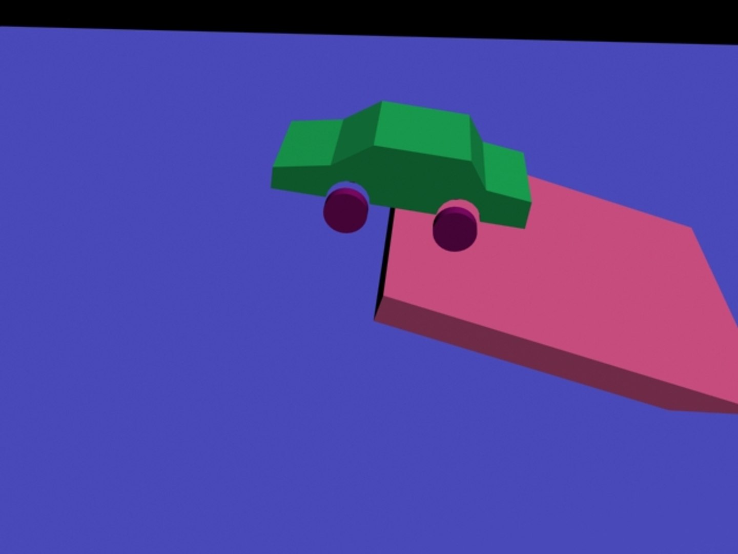 Maya Dynamically Toy Car