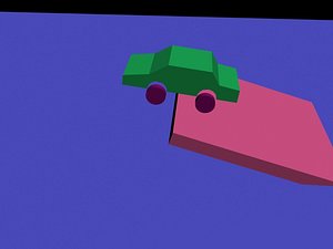 maya dynamically toy car