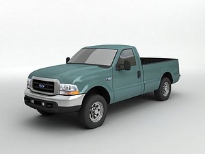 3D f-350 pickup truck