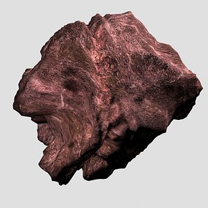 rock 6 type boulder 3d model