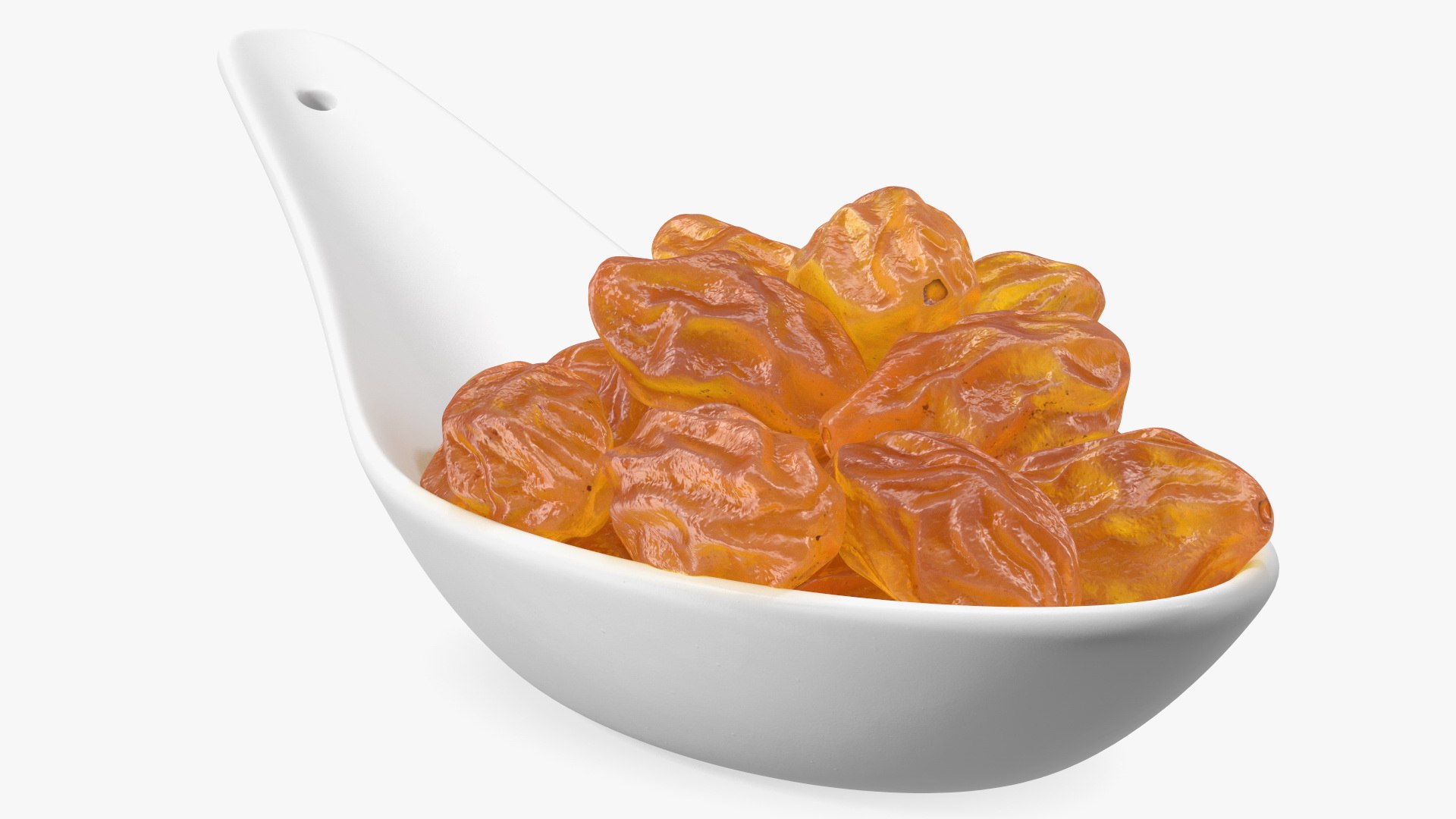 Golden Raisins In A Spoon Model - TurboSquid 1781631