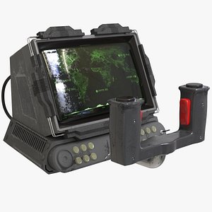 sci fi console technology model