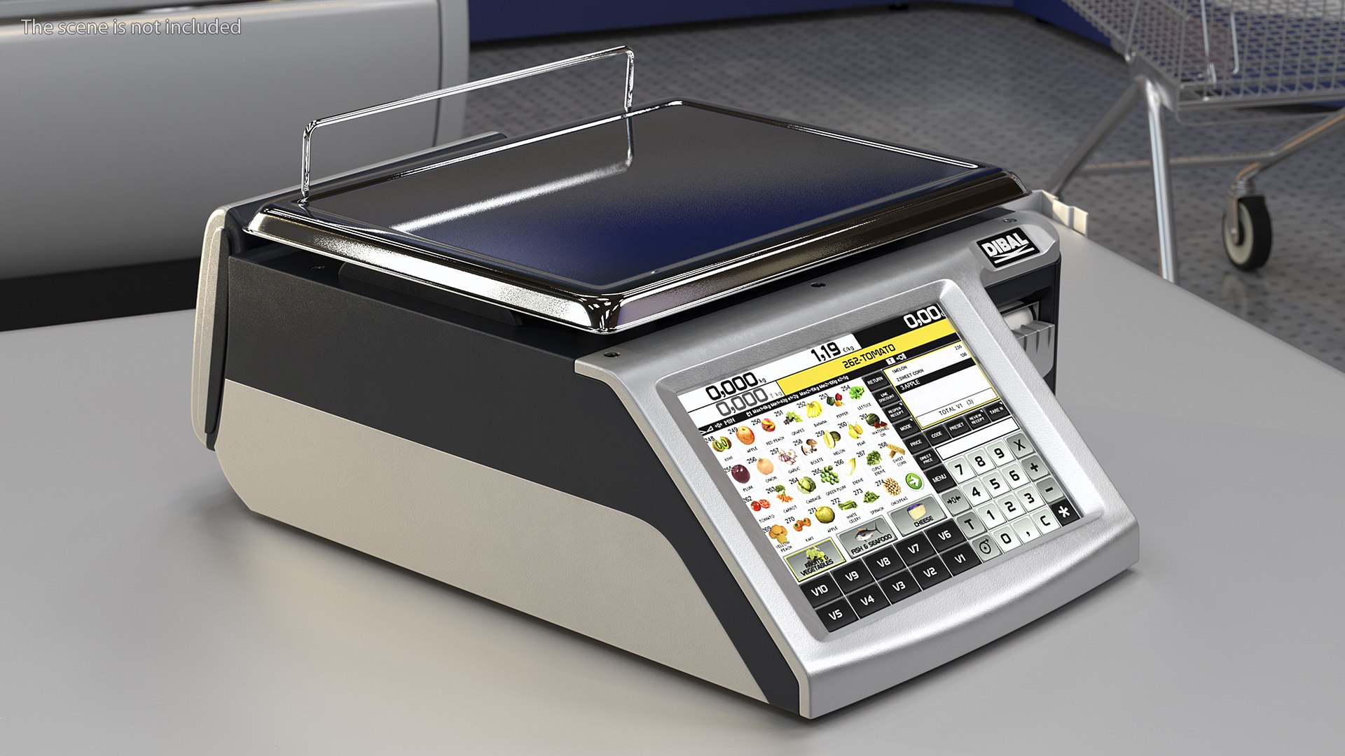 Dibal D955S Self Service Scales 3D Model - TurboSquid 1889176