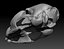 cat skull printing model