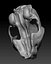 cat skull printing model
