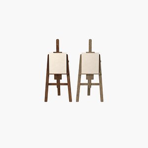 Easel 3D model