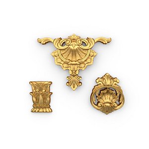 3D Classic decor ornament 72 model