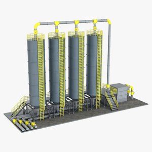 3D industrial silo 1