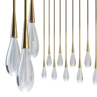 Suspended lamp pour lights by design haus liberty