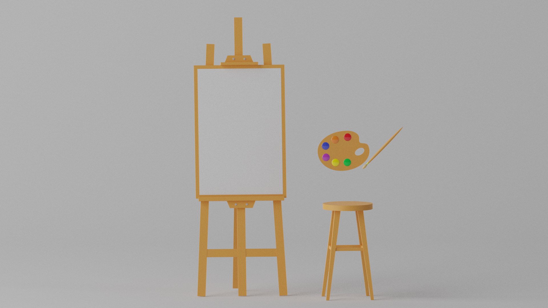 3D model Cartoon Easel and Artist Palette https://p.turbosquid.com/ts-thumb/u6/0flCjE/8x/7/png/1636644497/1920x1080/fit_q87/ea54c953803fa4b6ebd9787a5a928a25b6c0cef8/7.jpg
