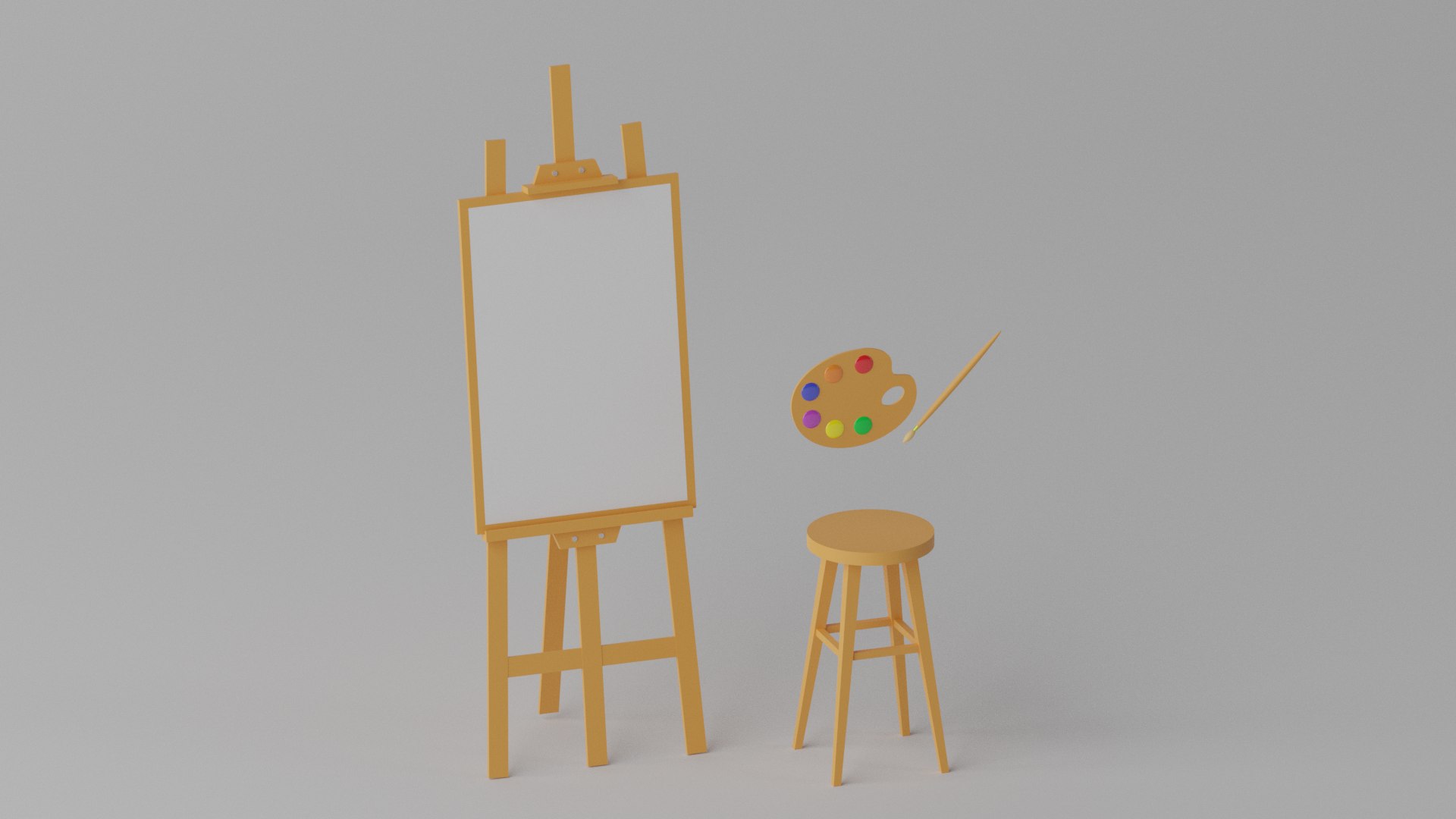 3D model Cartoon Easel and Artist Palette https://p.turbosquid.com/ts-thumb/u6/0flCjE/Kg/2/png/1636644500/1920x1080/fit_q87/f9a197d2708a058221574998d941bf9f1c55f265/2.jpg
