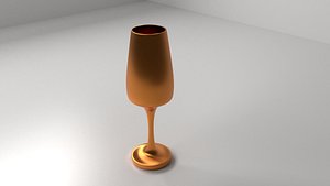 3D model copper goblet