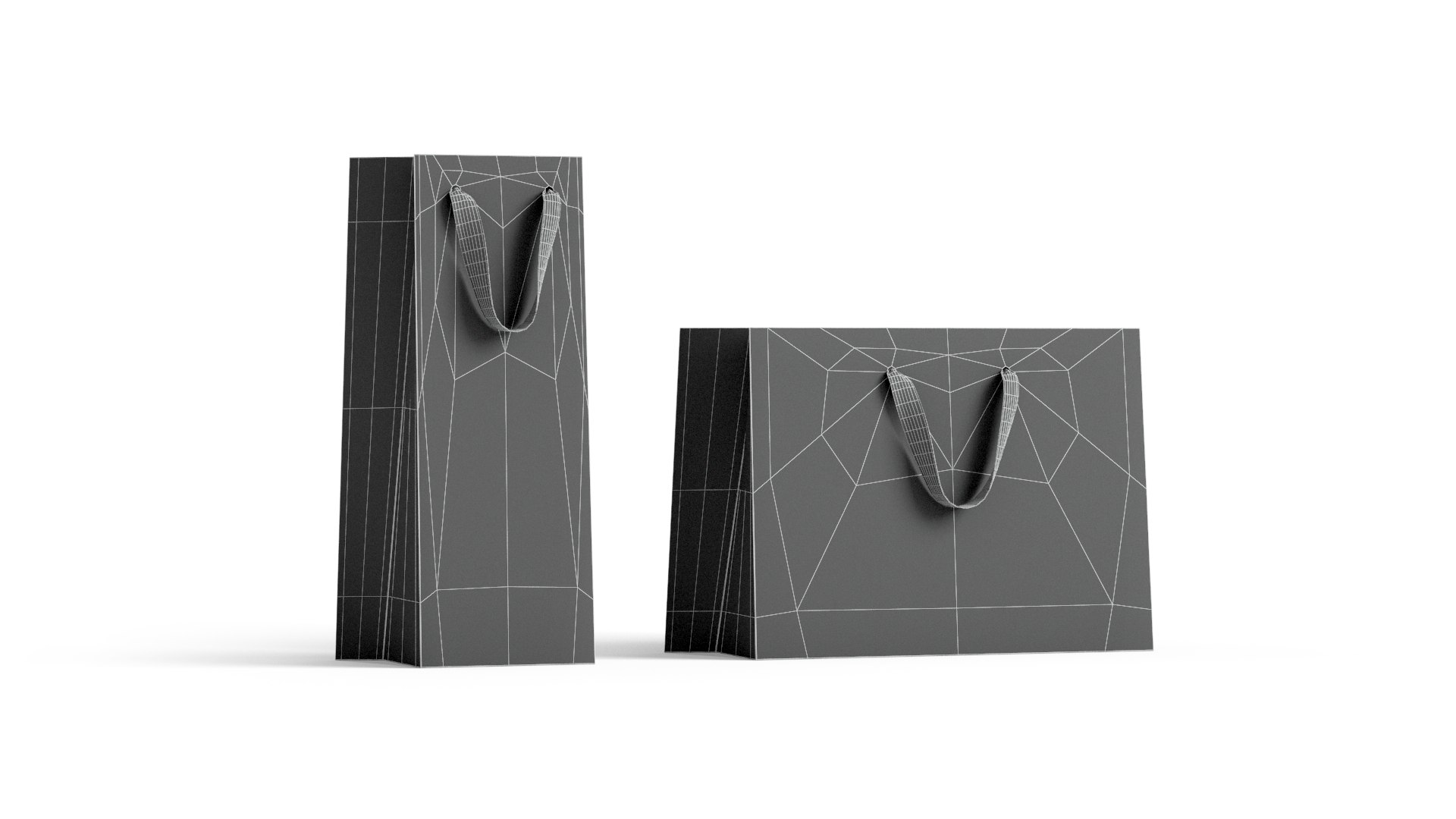 3D White Paper Gift Bag 2 Type - craft shopping pack set https://p.turbosquid.com/ts-thumb/u6/19Omnr/6o/wireframe01/jpg/1729498982/1920x1080/fit_q87/d0f09393f3bea7c4a6d891a4cc7fb2c0e786e0eb/wireframe01.jpg