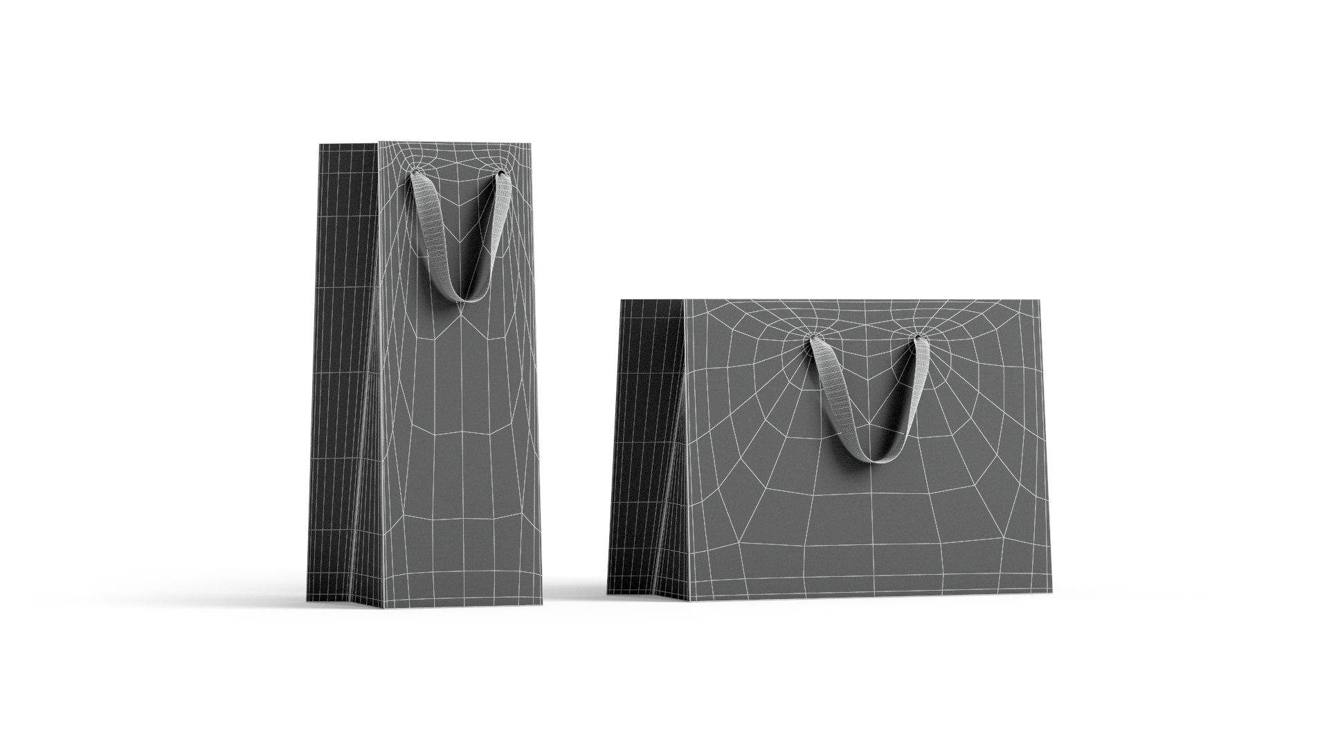 3D White Paper Gift Bag 2 Type - craft shopping pack set https://p.turbosquid.com/ts-thumb/u6/19Omnr/O1/wireframe02/jpg/1729498982/1920x1080/fit_q87/56facd9757a336ec7c2e15b82f0ac06dea9d6380/wireframe02.jpg