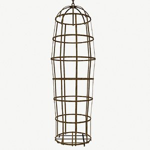 Steel cage for torture people
