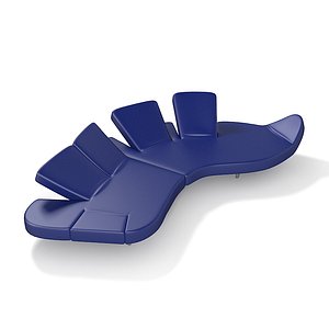 edra flap sofa 3d model