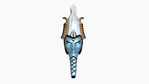 3D Osiris Mask A06 - Egyptian Gods Character Clothing