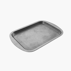 Old Tray 3D model