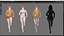 Roupas casuais 0017 - Rig - Unreal - Unity - Blender - Animado - Personagem feminina realista
