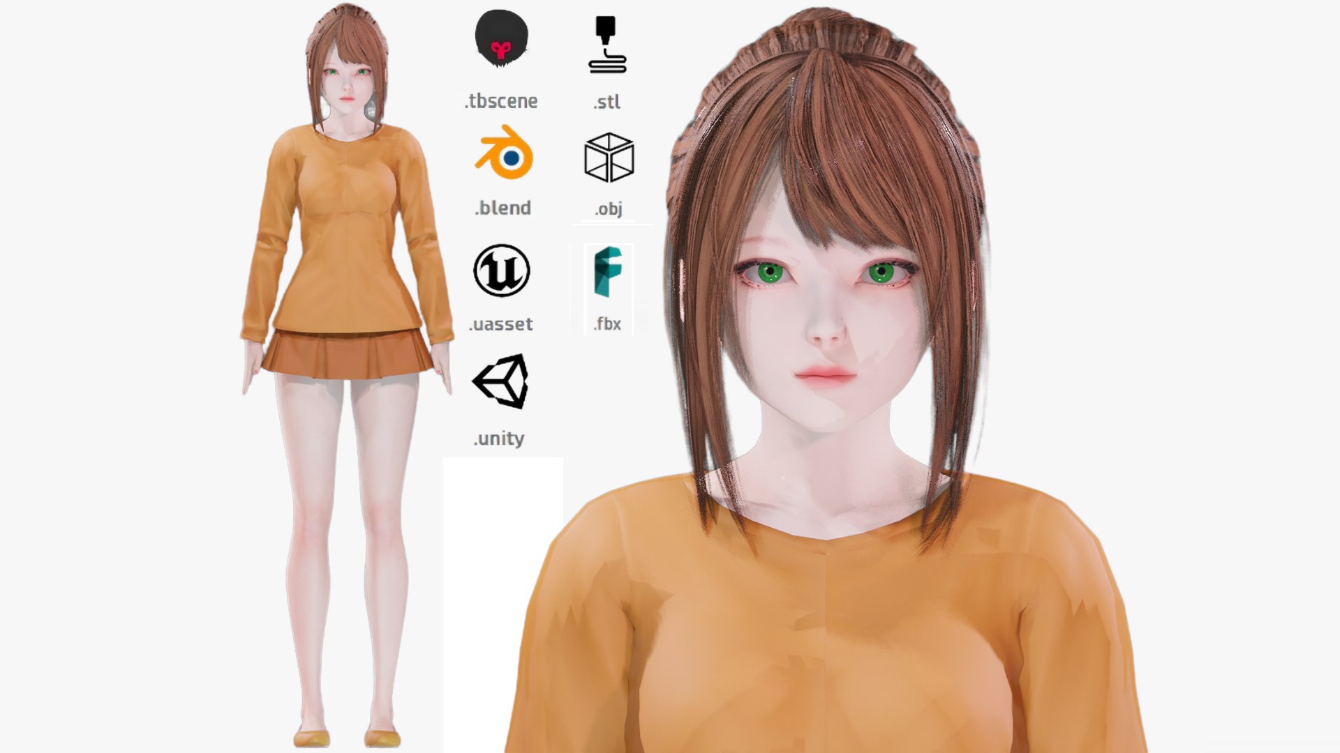 Casual clothes 0017 - Rig - Unreal - Unity - Blender - Animated - Realistic Female Character model https://p.turbosquid.com/ts-thumb/u6/GE1nMW/W8/1c/png/1741099219/1920x1080/fit_q87/9e1abdeb8139e0a80800312490e792b220c27ac1/1c.jpg