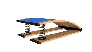 Gymnastic Spring Board model