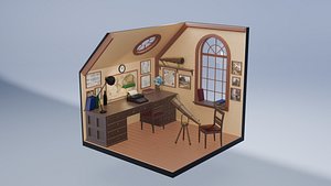 A traveler room model