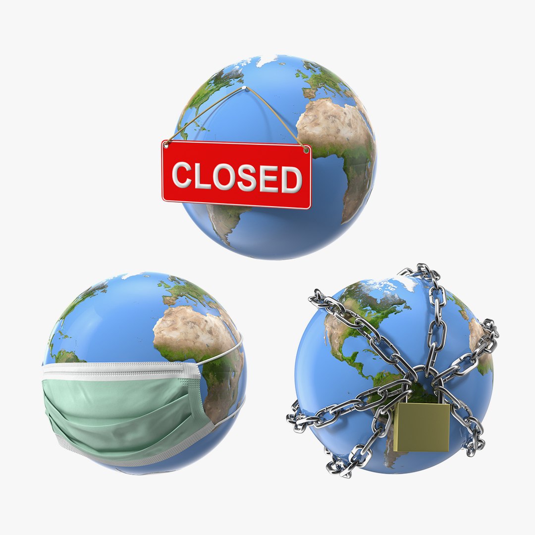 Earth Stylized Collection 2 3D model preview