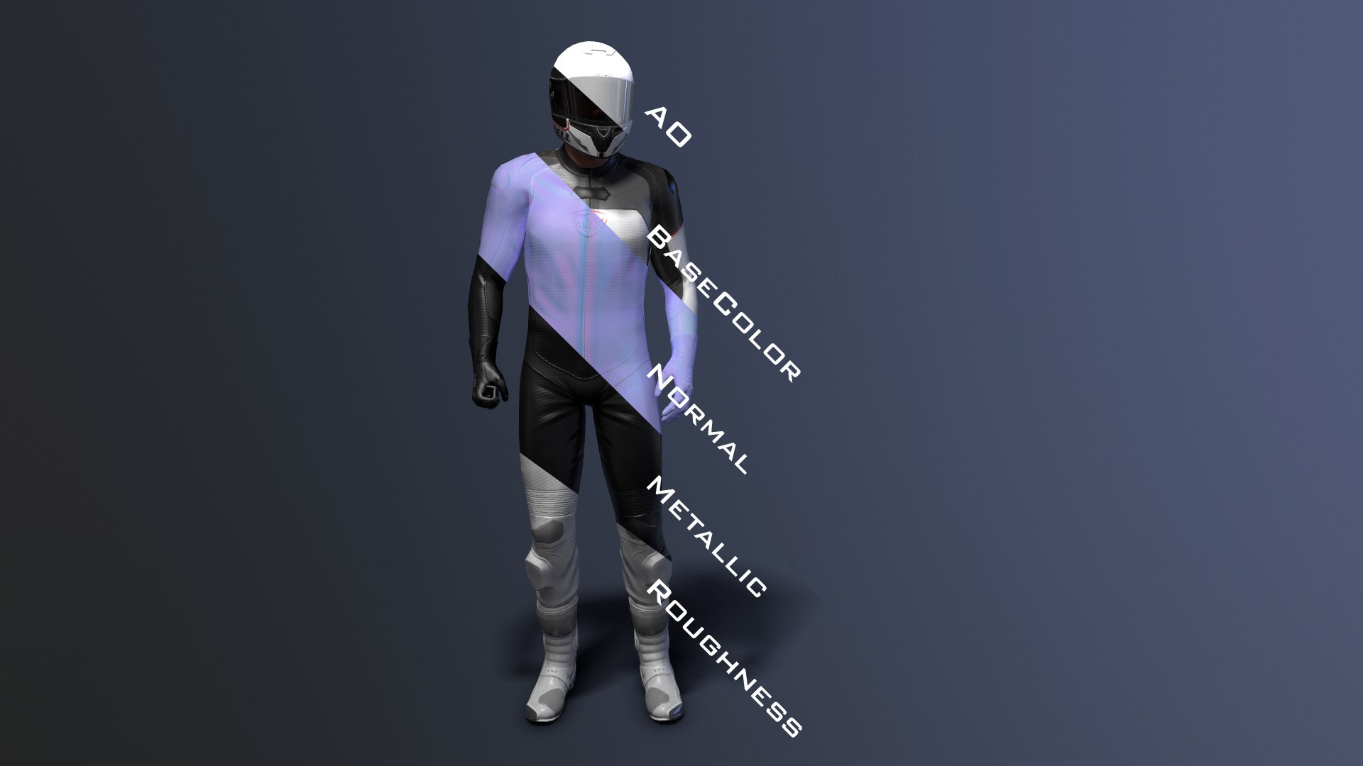 3D Motorycle rider https://p.turbosquid.com/ts-thumb/u6/Mq4xNK/46/16/png/1681331126/1920x1080/fit_q87/e3d6f4cd34507643263c2b50376e88233985053d/16.jpg