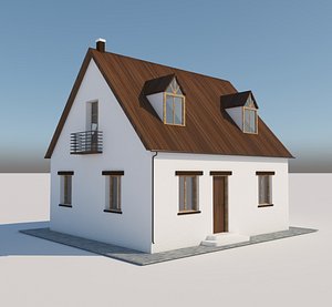 3D farm house