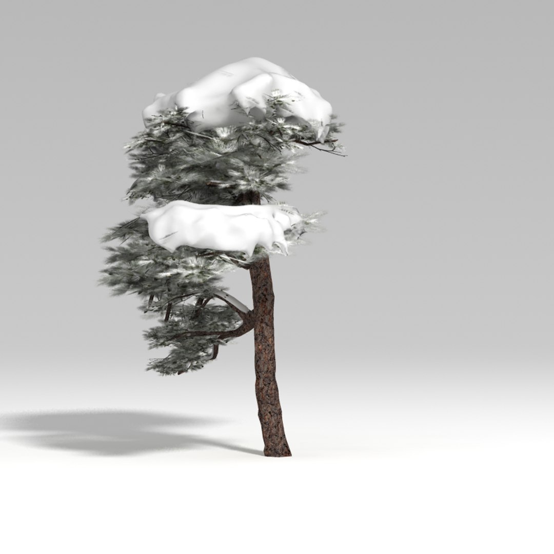 Fbx Snowtree Tree Snow