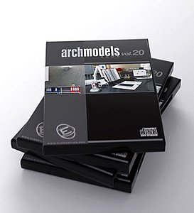 archmodels 20 office 3d model