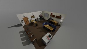 office set 3D