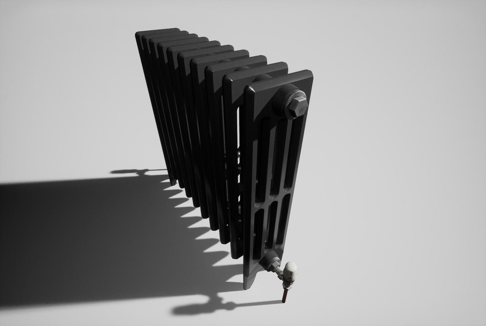 3D Cast Iron Radiator - TurboSquid 1955631