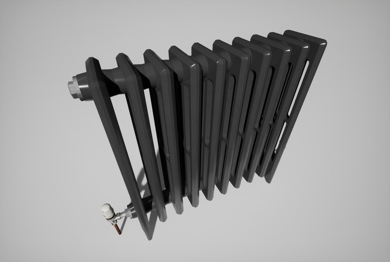 3D Cast Iron Radiator - TurboSquid 1955631