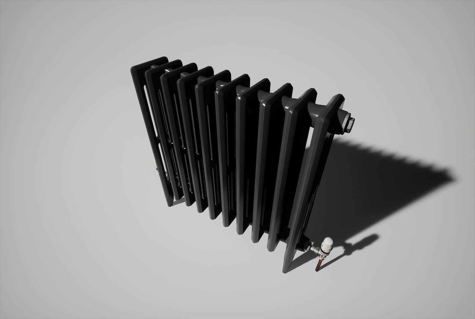 3D Cast Iron Radiator - TurboSquid 1955631