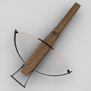 bow crossbow cross 3d obj