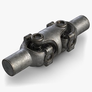 double cross cardan joint 3D